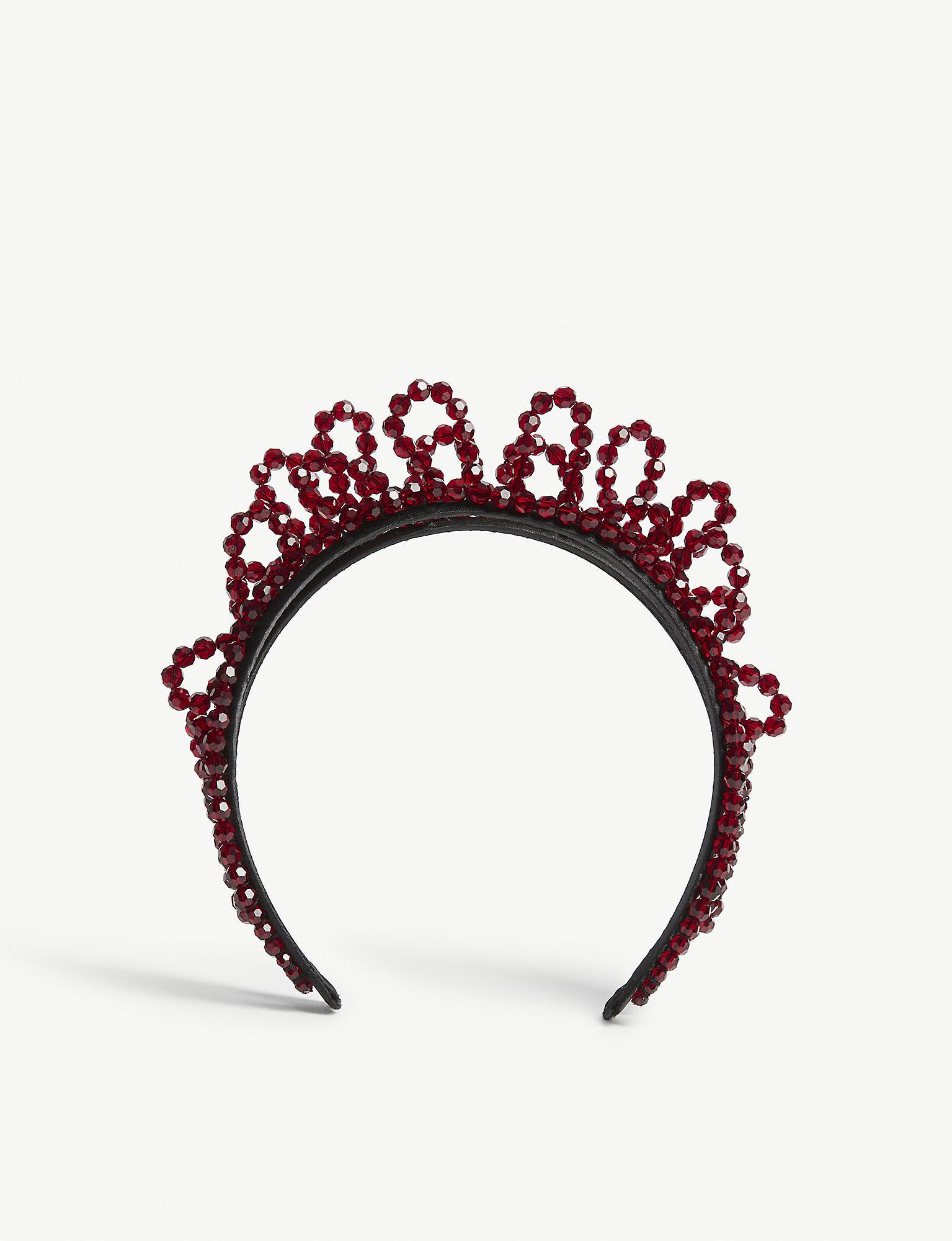 simone-rocha-Blood-red-Wiggle-Crown